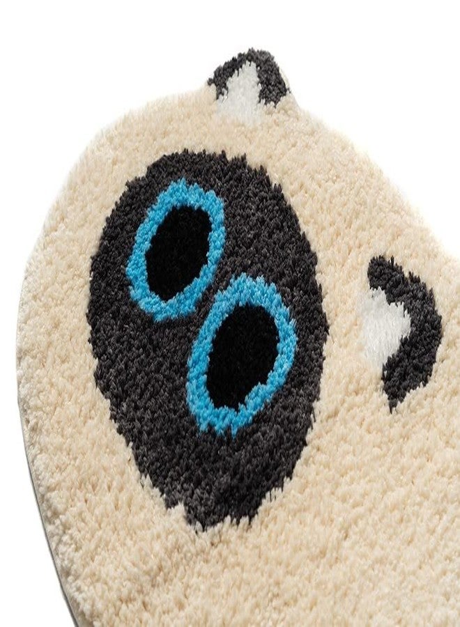 FANSSMILE Cat Shaped Bath Mat Thick Bathroom Rug, Non-Slip, Absorbent, Soft Mat for Bathroom, Adorable Design Cat-Picture Bath Mat Door Mat Dry Carpet (Siamese cat) - Image 5
